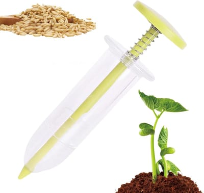 Zaaier Dispenser - Zaailingen Tool - Efficiënt Tuinieren - Verstoppingvrij Systeem - 52 cm - Groen