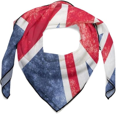 Vierkante Sjaal - Bandana Hoofddoek - Dagelijks Gebruik - Lichtgewicht Stof - 68 x 68 cm - Brits Vlag