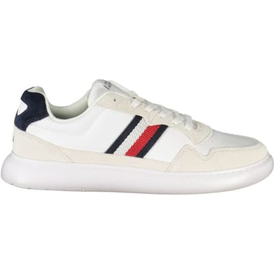 Tommy Hilfiger Witte Leren Sneakers voor Mannen