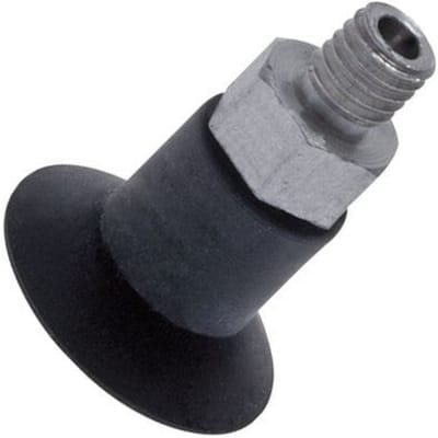 11mm Vlak siliconen Helder Vacuümzuignap M5 Slag 1mm