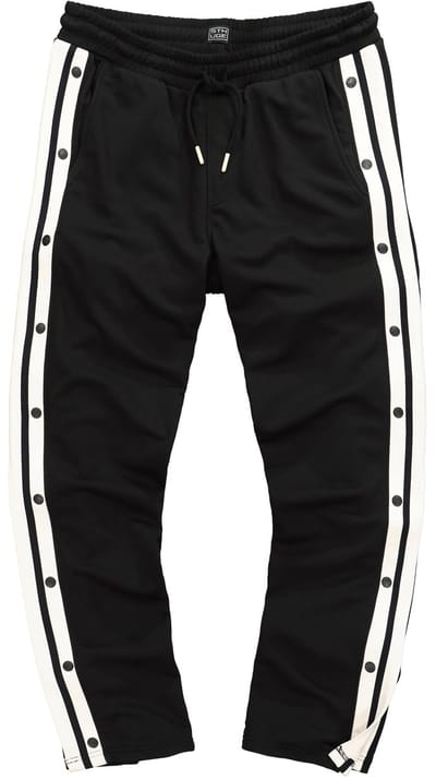 STHUGE - Heren - Sweatpants elastische tailleband Relaxed Fit - Zwart - Maat 4XL