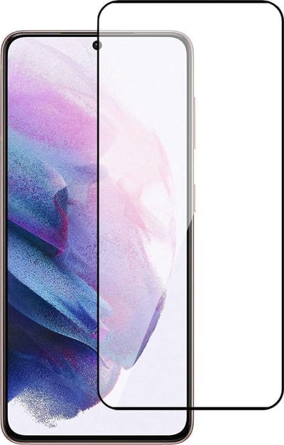 Screenprotector geschikt voor Samsung S21 - Glas Full Screen