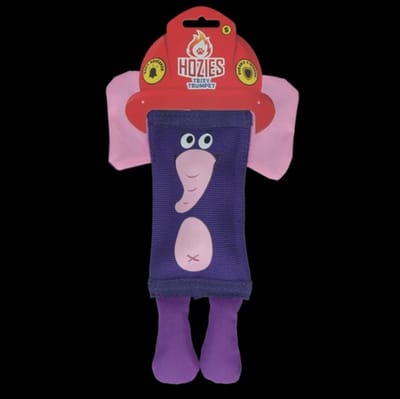 Hozies Trixy Trumpet small - extra stevig hondenspeeltje van brandweerslang - sterke hondenknuffel voor de puppy – hondenspeelgoed touw