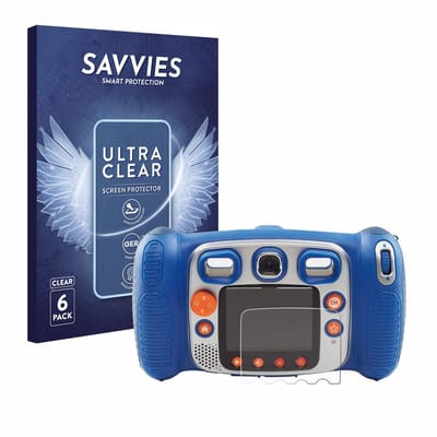 Savvies - Screenprotector voor Vtech Kidizoom Duo 5.0 - Folie Beschermfolie transparant 6 Stuks