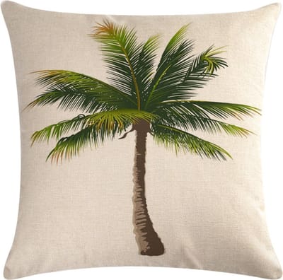 Kussens - kussenhoes Vintage California Palm - sierkussenhoes - met rits - tropisch - palmboom - kussen exclusief binnenkussen