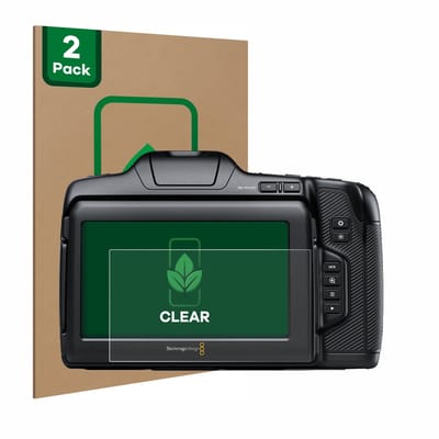 2 Stuks Screenprotector voor Pocket Cinema Camera 6K Pro / G2 - Hoogwaardige Beschermfolie transparant