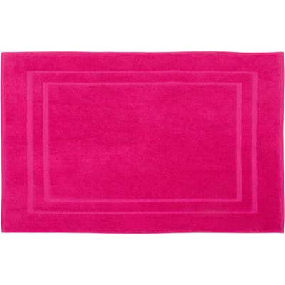 DoubleDry Hotel Badmat 50 x 80 cm – 100% Katoen – Zacht en Absorberend – Fuchsia Roze