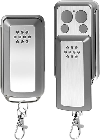 2x Universele Afstandsbediening voor Poort en Garagedeur - Compatibel met Veel Systemen