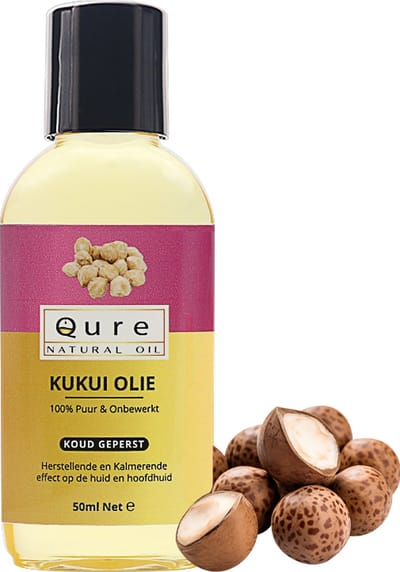 Kukui Olie 50ml | 100% Puur & Onbewerkt | Premium Kwaliteit Kukui Olie voor een Glanzend Haar en Stralende Huid