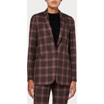 Paul Smith Womens Jacket Dark Brown Size: 44 | Blazers Outlet | Dames | Bruin