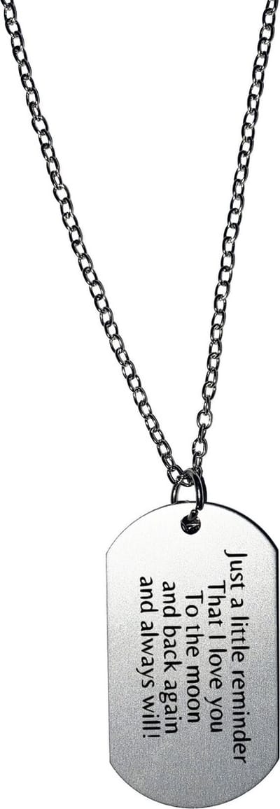 Akyol - just a little reminder that i love you to the moon and back again and always will ketting - Liefde - mensen die liefde willen delen naar iemand - valentijnsdag - cadeautje - verjaardagscadeau - verjaardag - cadeau voor vriendin/vriend -