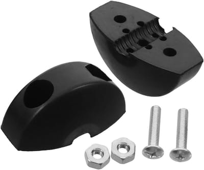 Rubberen Slangstopper - Slangbegrenzer - Slangen Beveiligen - Verstevigde Schroeven - 67 x 67 x 25 cm - Zwart