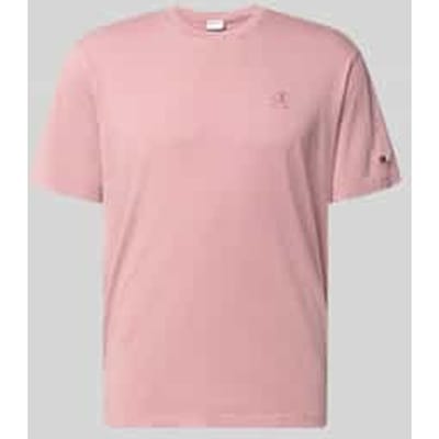 T-shirt met Labelstitching en Ronde hals