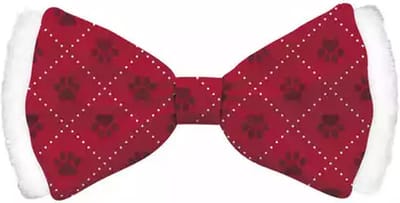 Kerststrikje Kat - Dierenkleding - Rood/Wit