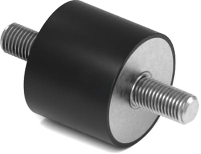 Rubbermagazijn - Trillingsdemper - Type A - 30x25mm - M8 - Set 10 stuks