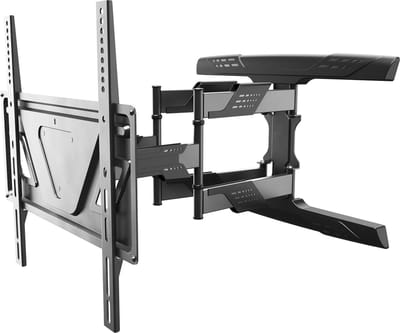 Muurbeugel TV draai- en kantelbaar - Universeel 32-65 inch (tot 30 kg Max-VESA 400x400) - TV-beugel voor Gebogen LCD OLED-scherm