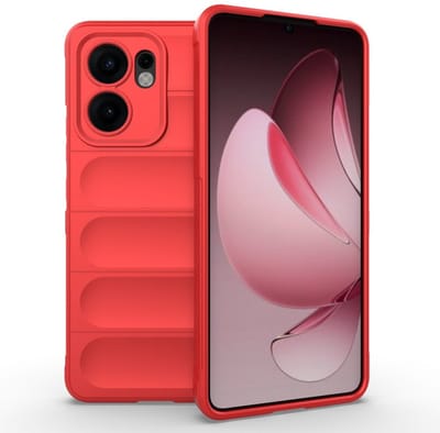 Coverup Hoesje - Geschikt voor OPPO Reno13 F / FS 5G Hoesje - Coverup Hands-On Rugged Back Cover - Rood