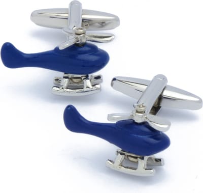 Manchetknopen - Helikopter Blauw