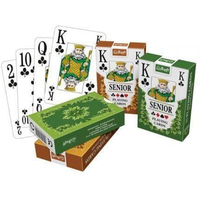 Trefl Classic Senior 55 Speelkaarten - Speciaal voor Ouderen