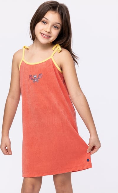 Woody - Strandjurk - Koraalrood - 14 jaar