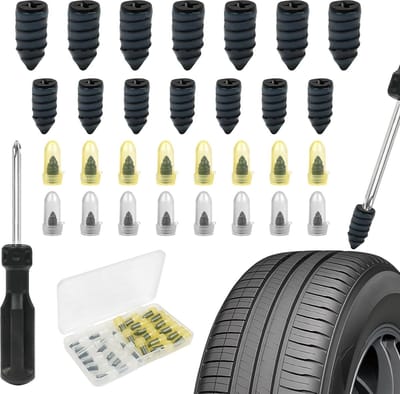 Solacis Bandenreparatieset Auto - Bandenreparatiekit - Proppenset - Bandenreparatieset - Banden Reparatieset Auto - Must Have Voor In De Auto!