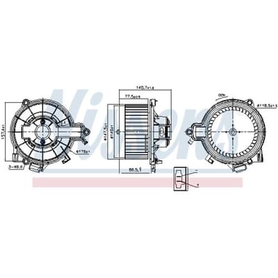 Interieurventilatie NISSENS 87616