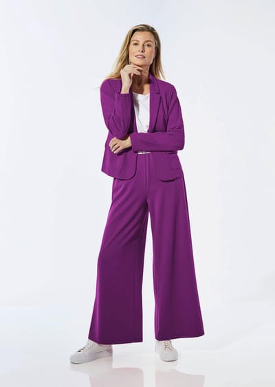 Jersey broek - aubergine - Gr. 23 van Goldner Fashion