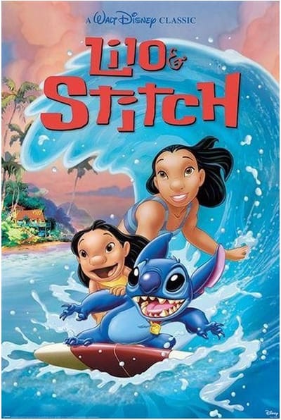 Lilo & Stitch Wave Surf - Maxi Poster - 61 x 96.5 cm
