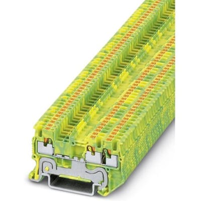 Phoenix Contact 3208171 Aardklem 3-etages 3.5 mm Snelaansluiting Groen, Geel 50 stuk(s)