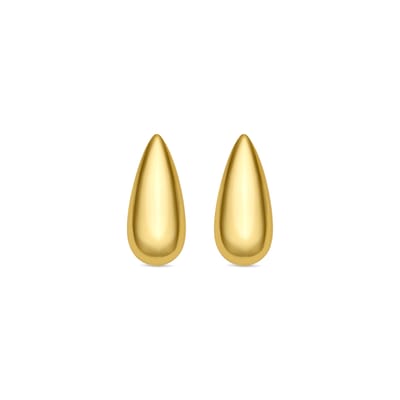 Luxenter Oorbellen van 925 sterlingzilver met 18k geelgoud afwerking - Leofra