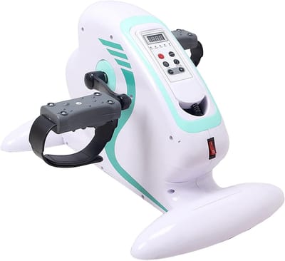 Elektrische Hometrainer - Revalidatie Fiets - Thuisgebruik Ouderen - Intelligente Afstandsbediening - 49x49x28cm - Zwart