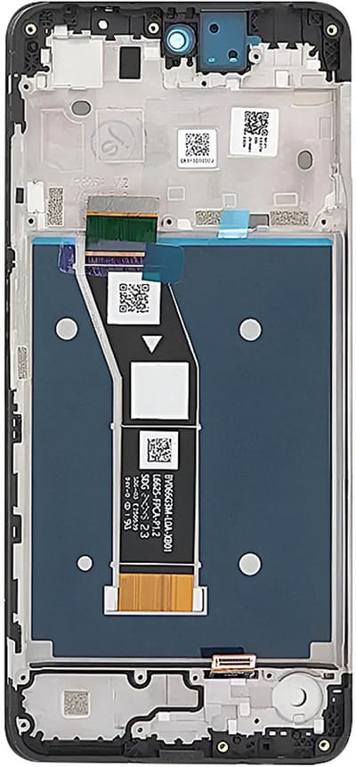 Motorola, Compleet Origineel Motorola Moto G24 Scherm LCD met Touchscreen en Chassis, Zwart