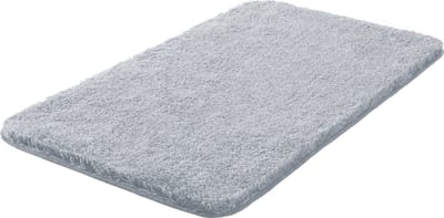 Casilin Badmat Antislip 60x100cm Montana - Waterabsorberende Badkamermat - Wasbaar en Sneldrogend - Voor Douche en Bad - Hoogpolig - Acryl - Rechthoek - Lichtgrijs