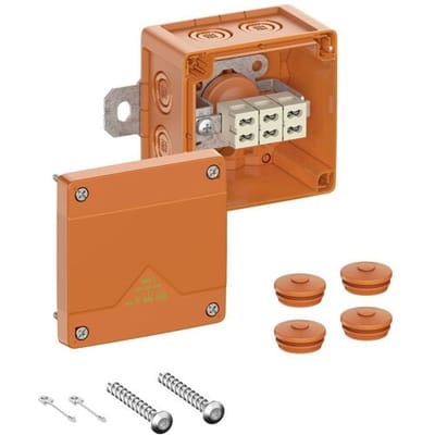 Spelsberg WKE 2 - Duo 3 x 4q Aftakkast (l x b x h) 100 x 100 x 70 mm Oranje IP66 1 stuk(s)