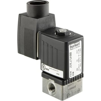 Magneetventiel G1/4'' NC RVS EPDM 0-1.5bar/22psi 24VDC 6013 225059