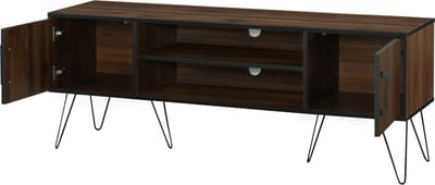 Saphire-Tv-meubel - 2-deurs - Bruin