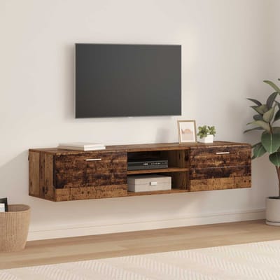 vidaXL - Houten - Kast - 150 - x - 39 - x - 30 - cm - Oudhout - Bewerkt - hout