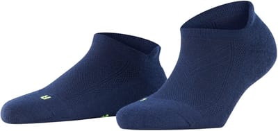 FALKE Cool Kick kort eenkleurig functioneel materiaal sneakersokken enkelsokken dames blauw - maat 37-38