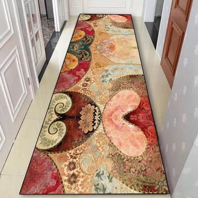 Boho Antislip Gangtapijt Decor Huis Lobby Deurgang Lopers Tapijten Bedzijde Gang Wasbaar Tapijt Hotel Trappen Hal Vloermatten 100*300cm