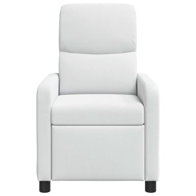 vidaXL - Recliner - Wit - Polyester