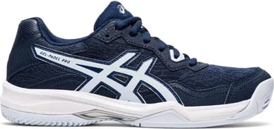 Asics Gel Padel Pro 4, Dames sportschoenen, Maat 37.5, Donkerblauw, Tennis