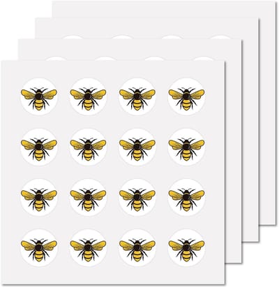 Allecto - Bijenplannerstickers - Cartoon-vinylstickers - Waterdicht