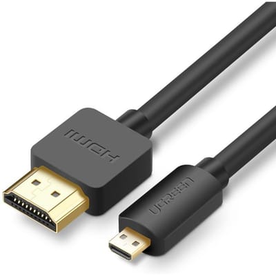 Ugreen Serie - Kabel - Micro HDMI naar HDMI - 4K 60Hz - 3m - 30AWG