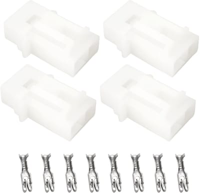 Dailygoods - Set van 4 Auto Inline Mini Blade Zekeringhouders met Terminals