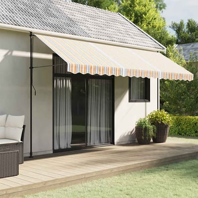vidaXL - Vervangingsdoek - voor - luifel - 450x300 - cm - polyester - meerkleurig