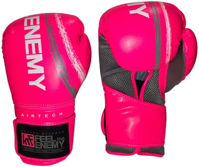 Krf Feel The Enemy Airtec Bokshandschoenen Roze 10oz