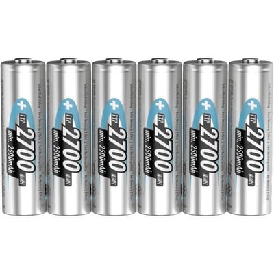 Ansmann 4+2 HR06 Oplaadbare AA batterij (penlite) NiMH 2700 mAh 1.2 V 6 stuk(s)