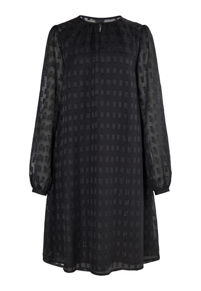 Dreimaster Midi-jurk met glitters Dames zwart