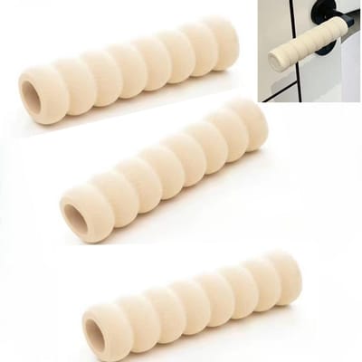 3 Stuks Deurstop – Muurbeschermer - Deurbeslag - Kind veiligheid - Deurklink beschermhoes - Deurklink buffers – Schuim – Stootdop - LOUZIR