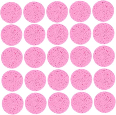 Ronde Katoenen Pads - Gezichtssponsjes Make-up - Make-up Verwijderen - Zacht Exfoliërend - 8 cm - Multicolor